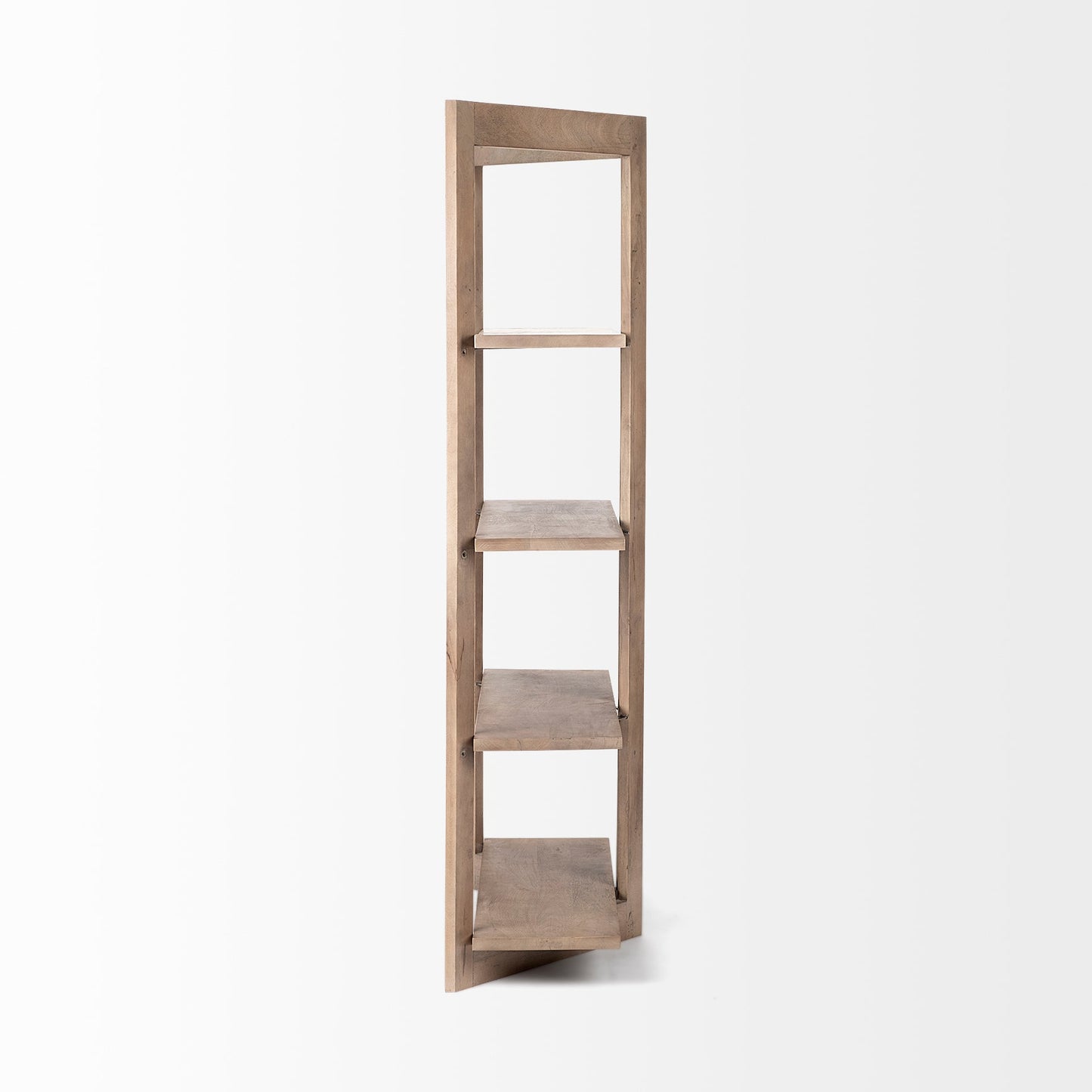 Turnbull Wooden Four Shelf Shelving Unit