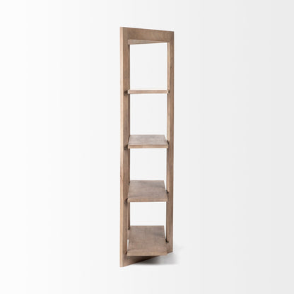 Turnbull Wooden Four Shelf Shelving Unit