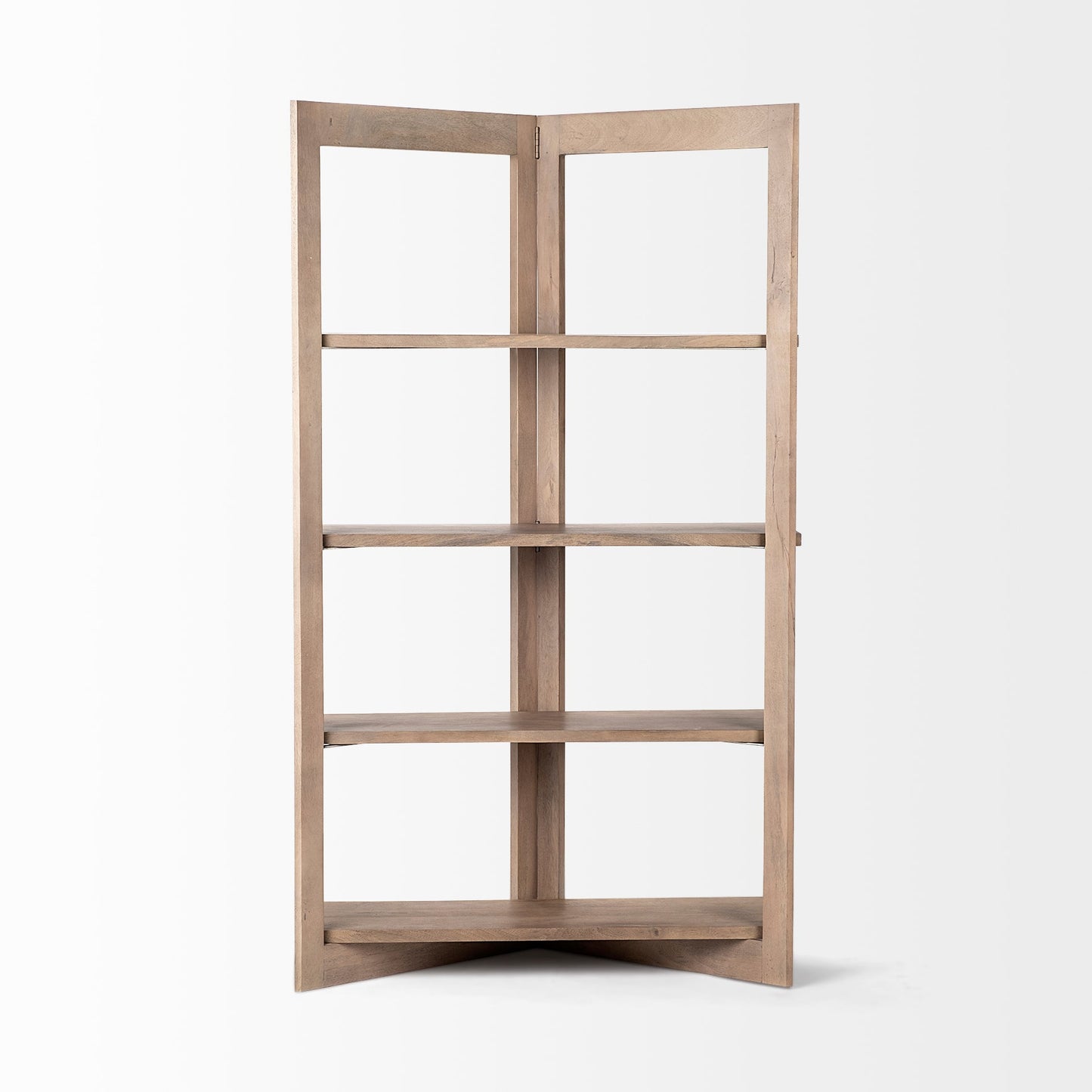 Turnbull Wooden Four Shelf Shelving Unit
