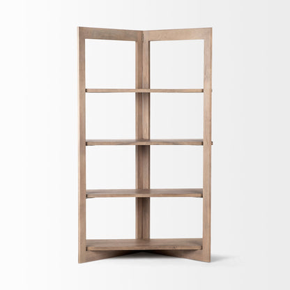 Turnbull Wooden Four Shelf Shelving Unit