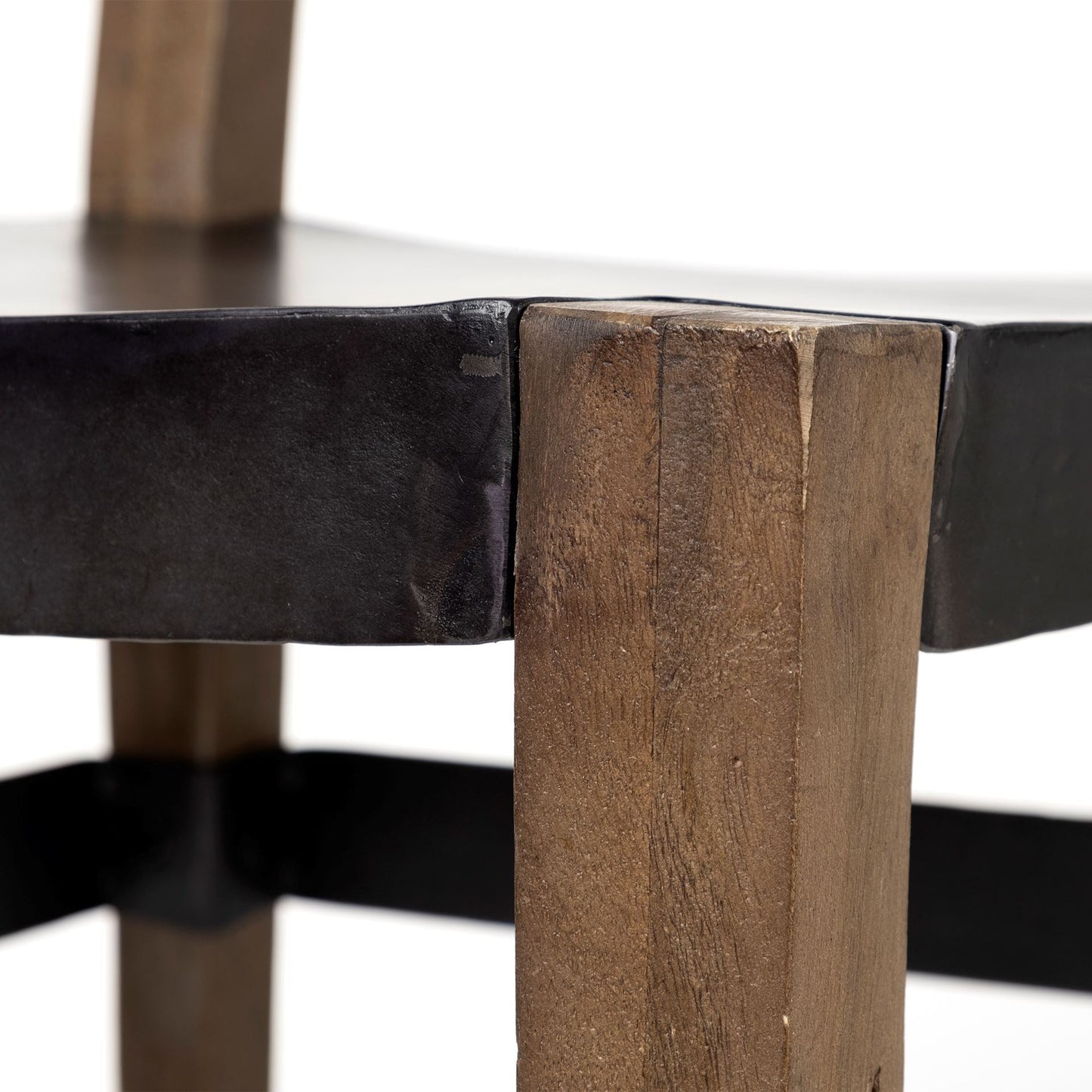 Mercana Nell Wooden Black Dining Chair (Set of 2)