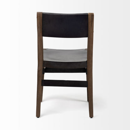 Mercana Nell Wooden Black Dining Chair (Set of 2)