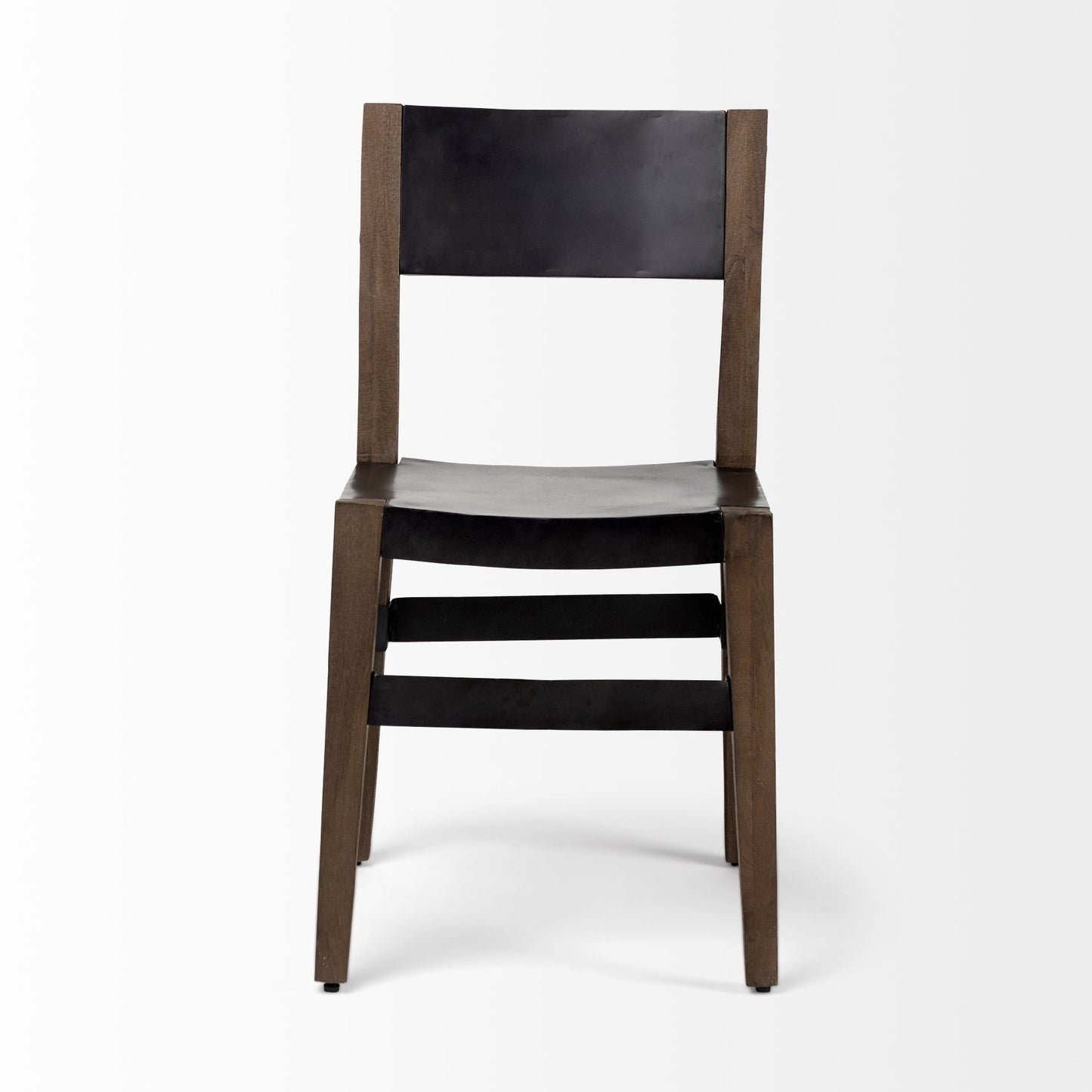 Mercana Nell Wooden Black Dining Chair (Set of 2)