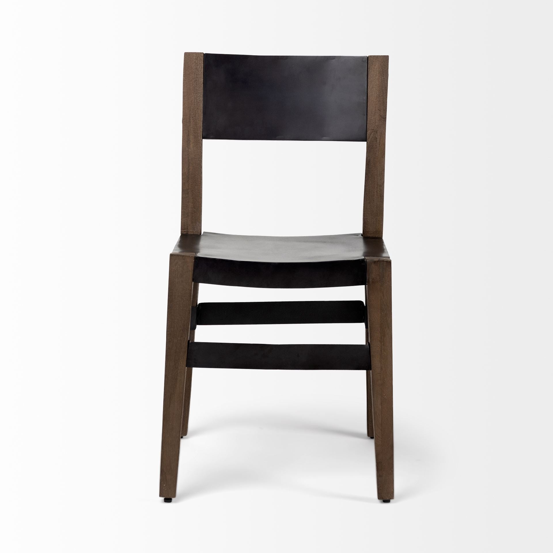 Mercana Nell Wooden Black Dining Chair (Set of 2)