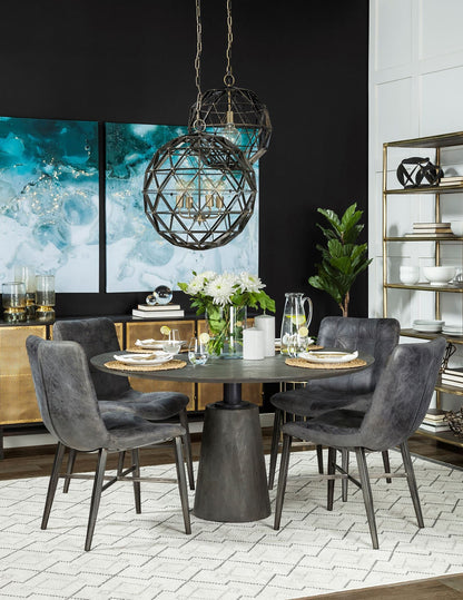 Mercana Maxwell Wooden Round Dining Table