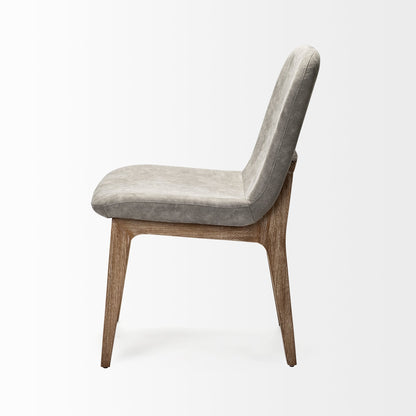 Mercana David Fabric Wrap Armless Dining Chair (Set of 2)