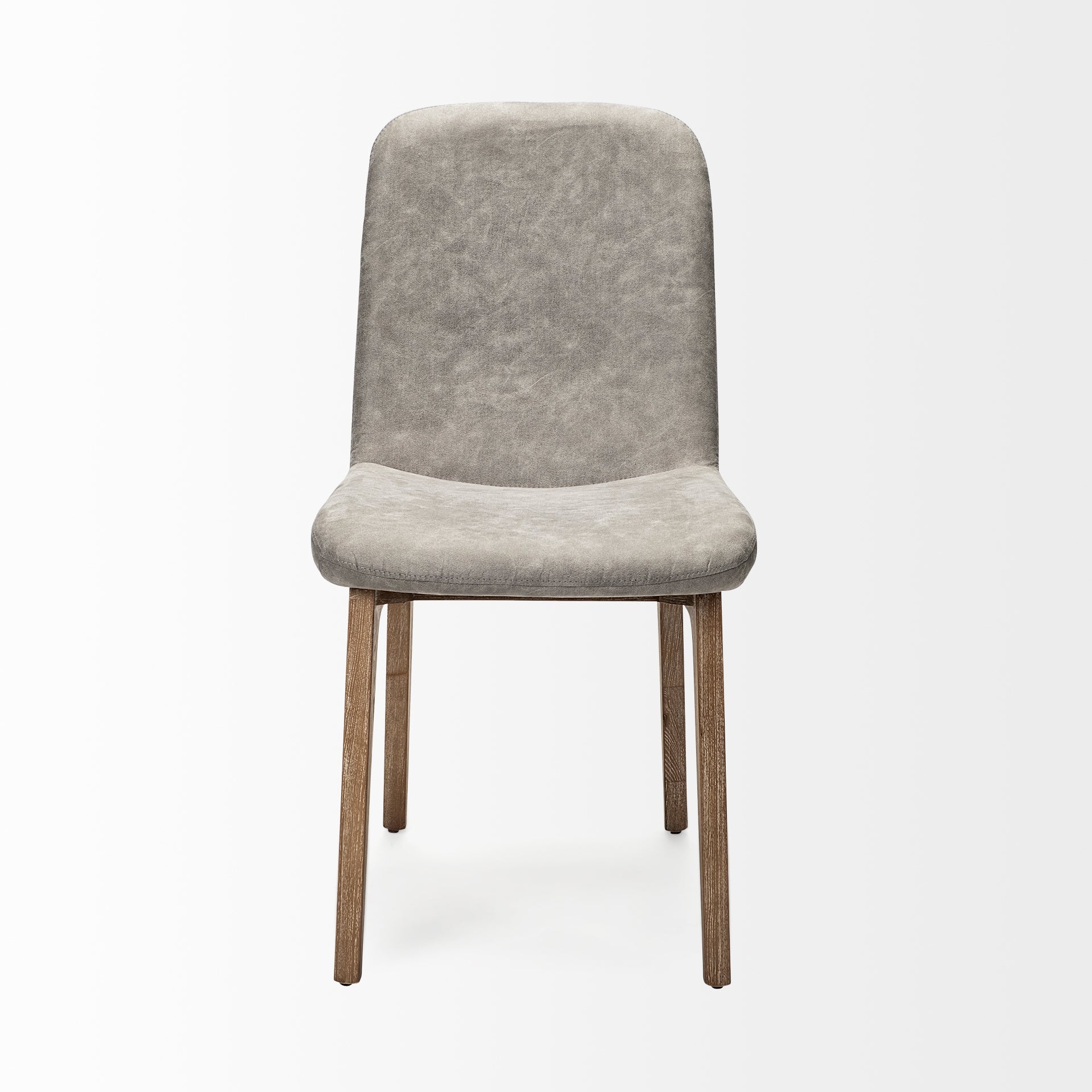 Mercana David Fabric Wrap Armless Dining Chair (Set of 2)