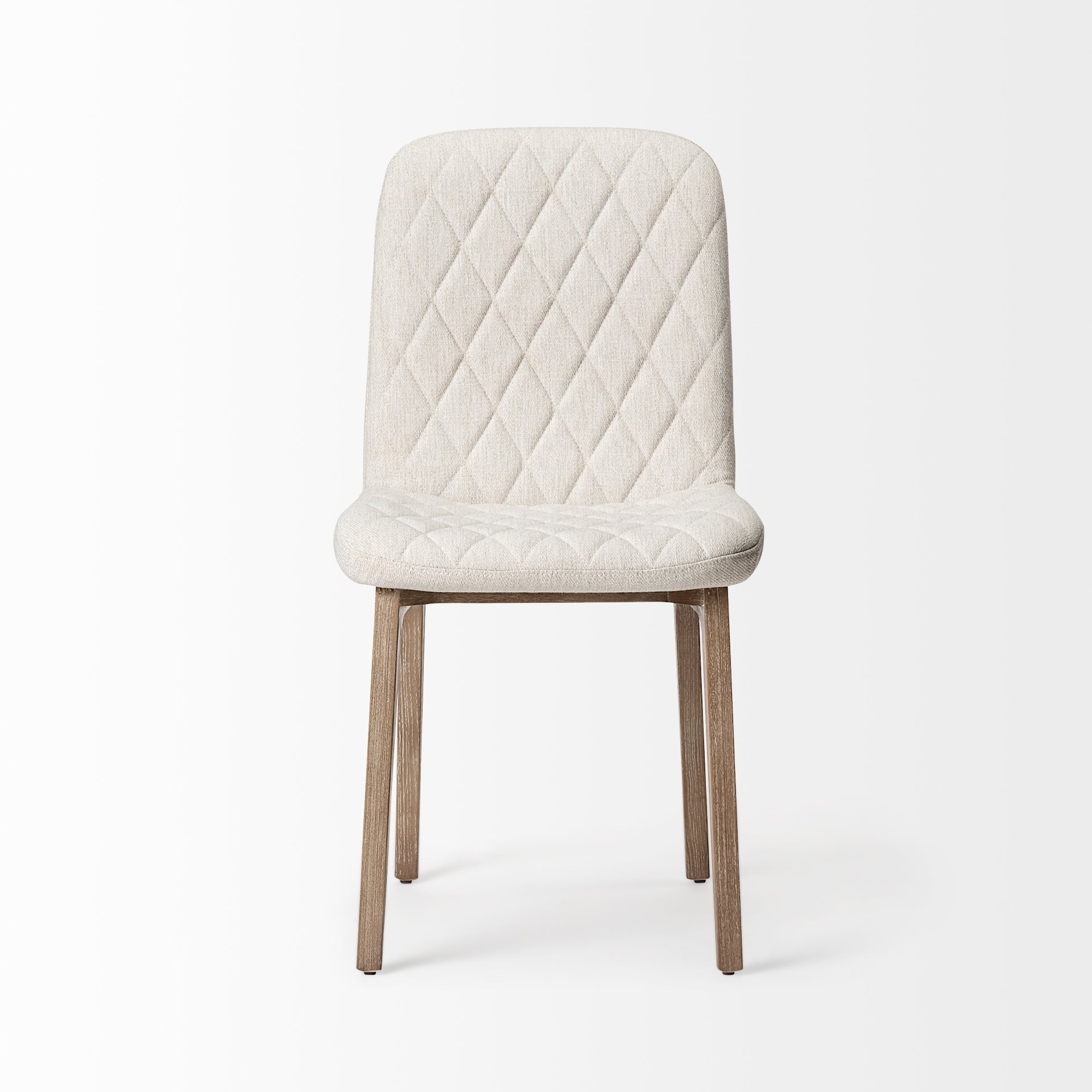 Mercana David Fabric Wrap Armless Dining Chair (Set of 2)