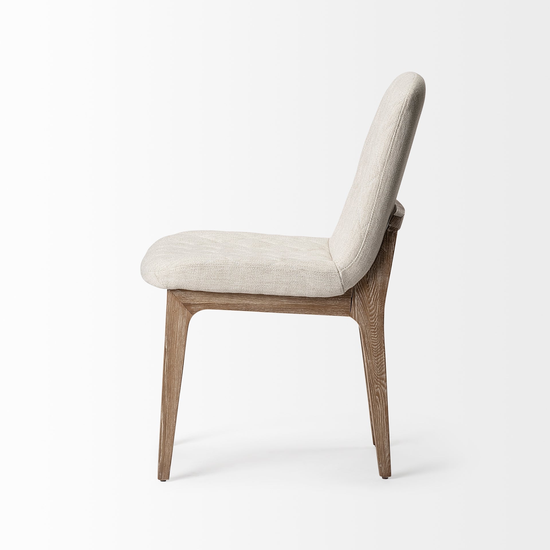Mercana David Fabric Wrap Armless Dining Chair (Set of 2)