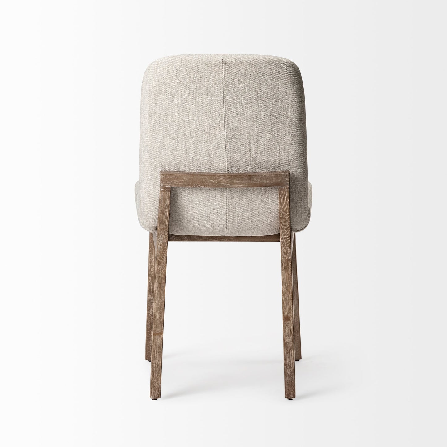 Mercana David Fabric Wrap Armless Dining Chair (Set of 2)