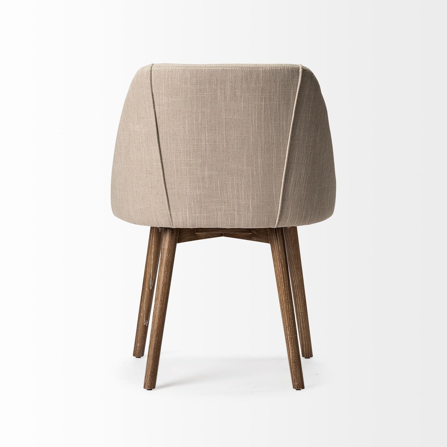 Mercana Ronald Cream Fabric Dining Chair (Set of 2)
