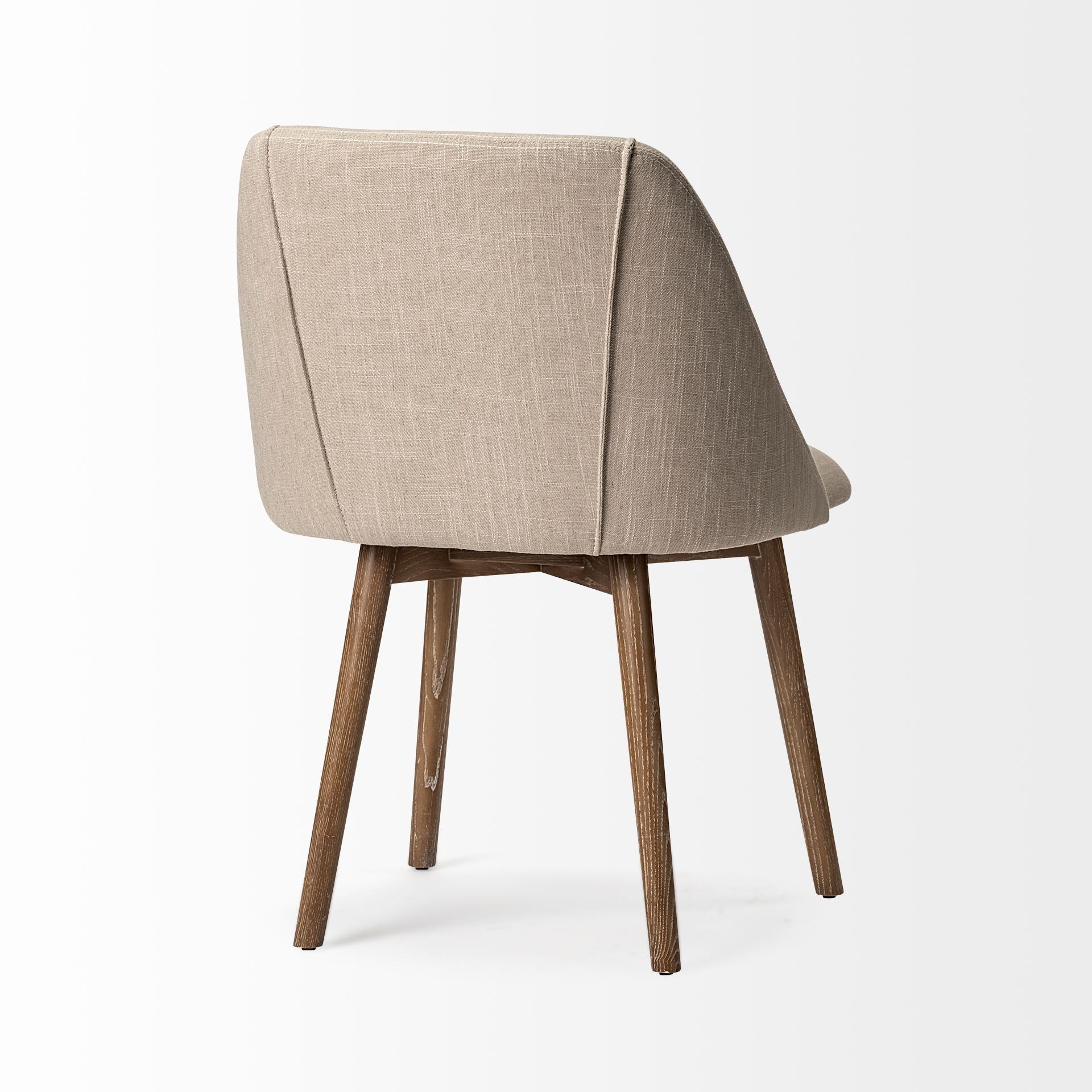 Mercana Ronald Cream Fabric Dining Chair (Set of 2)