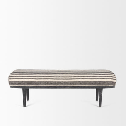 Shae Fabric Backless Bedroom Bench