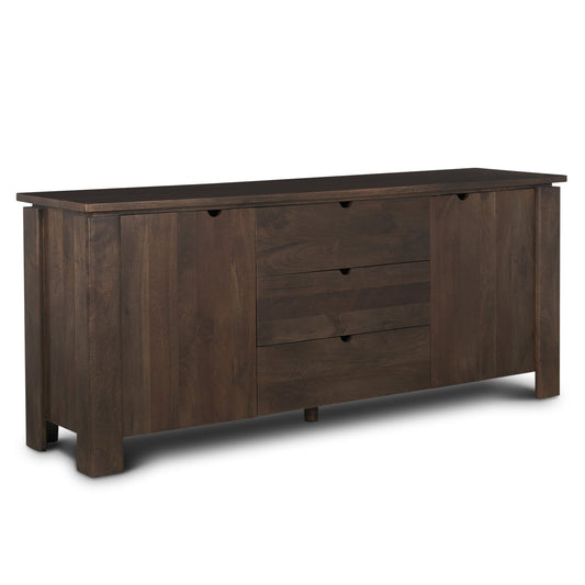Mercana Wallen Three Drawers Wood Sideboard