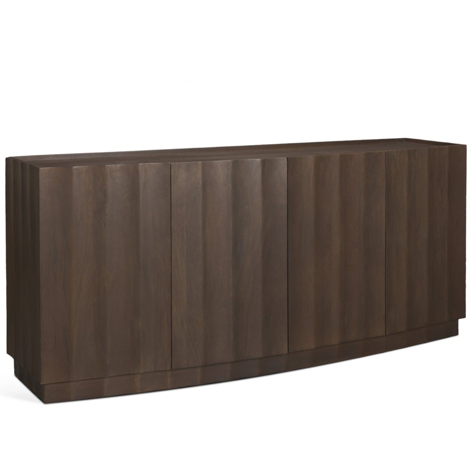 Mercana Swanson Wooden Brown Scalloped Sideboard