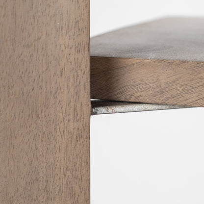 Turnbull Wooden Four Shelf Shelving Unit