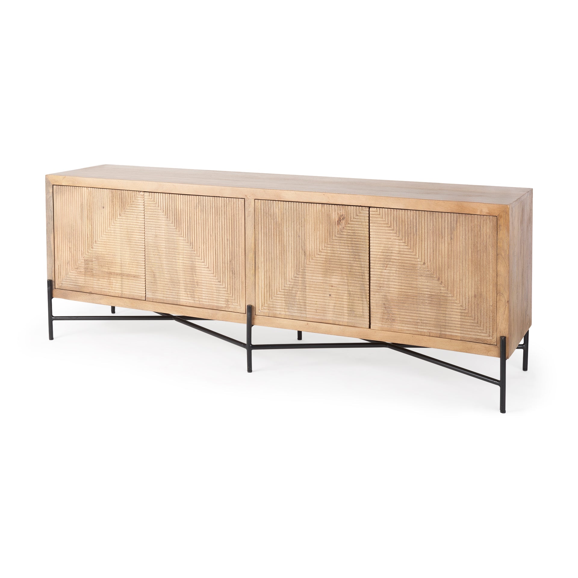 Mercana Cairo Four Doors Wood Sideboard