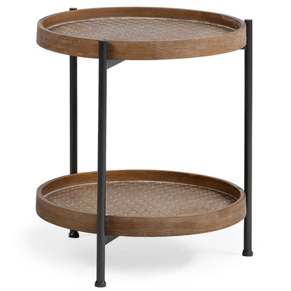 Mercana Kade Tray-Style Wood Side Table