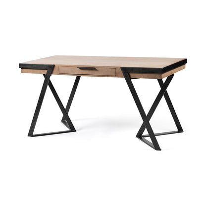 Steinbeck Wood Top Office Desk