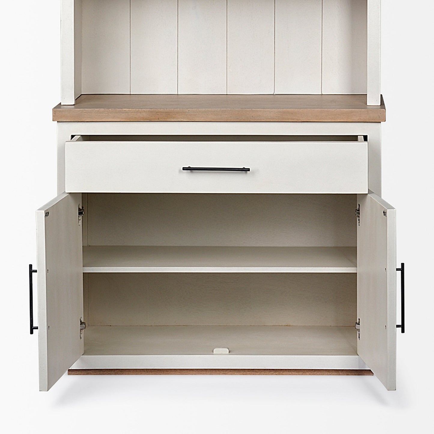 Fairview Three Shelves Wood Bookcase