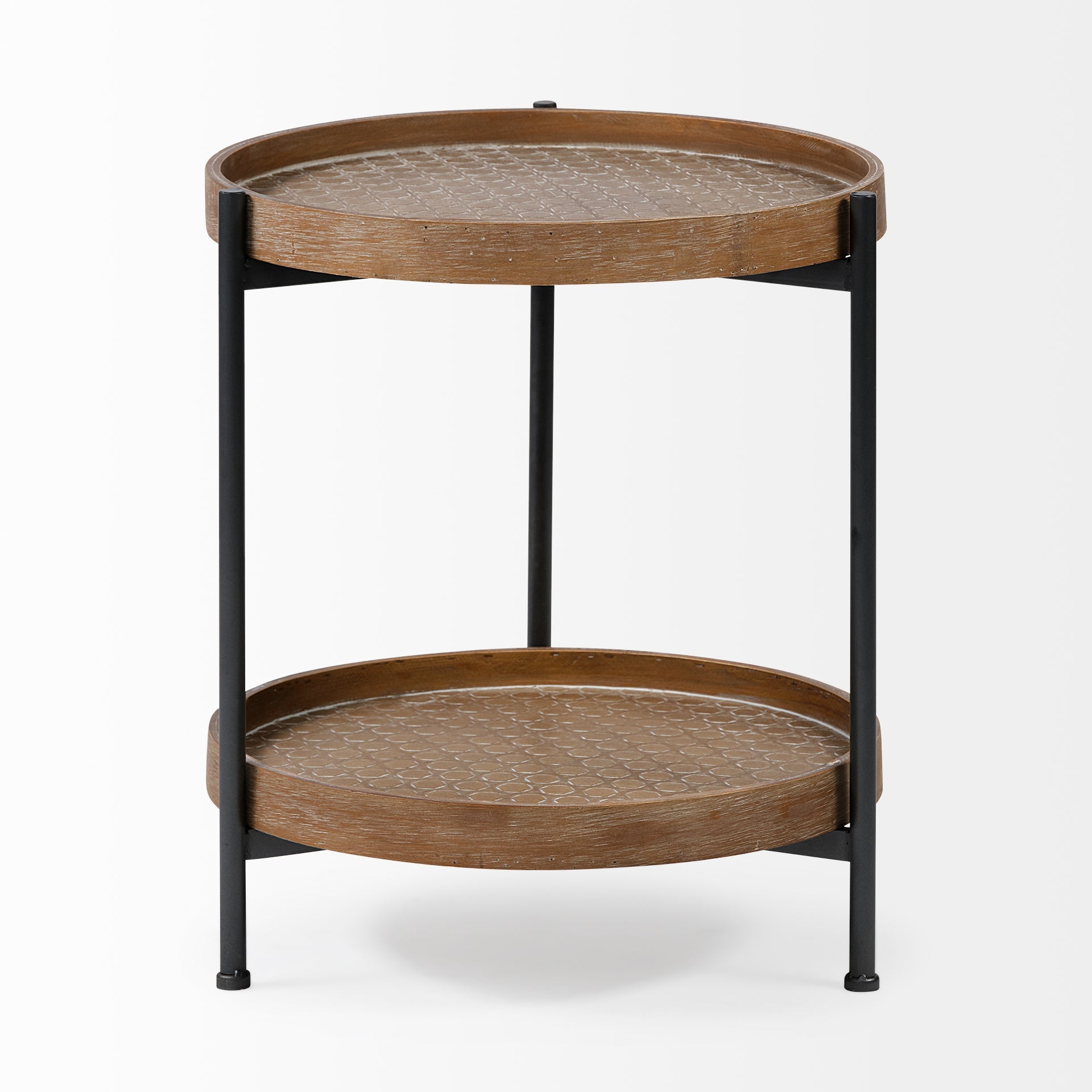 Mercana Kade Tray-Style Wood Side Table