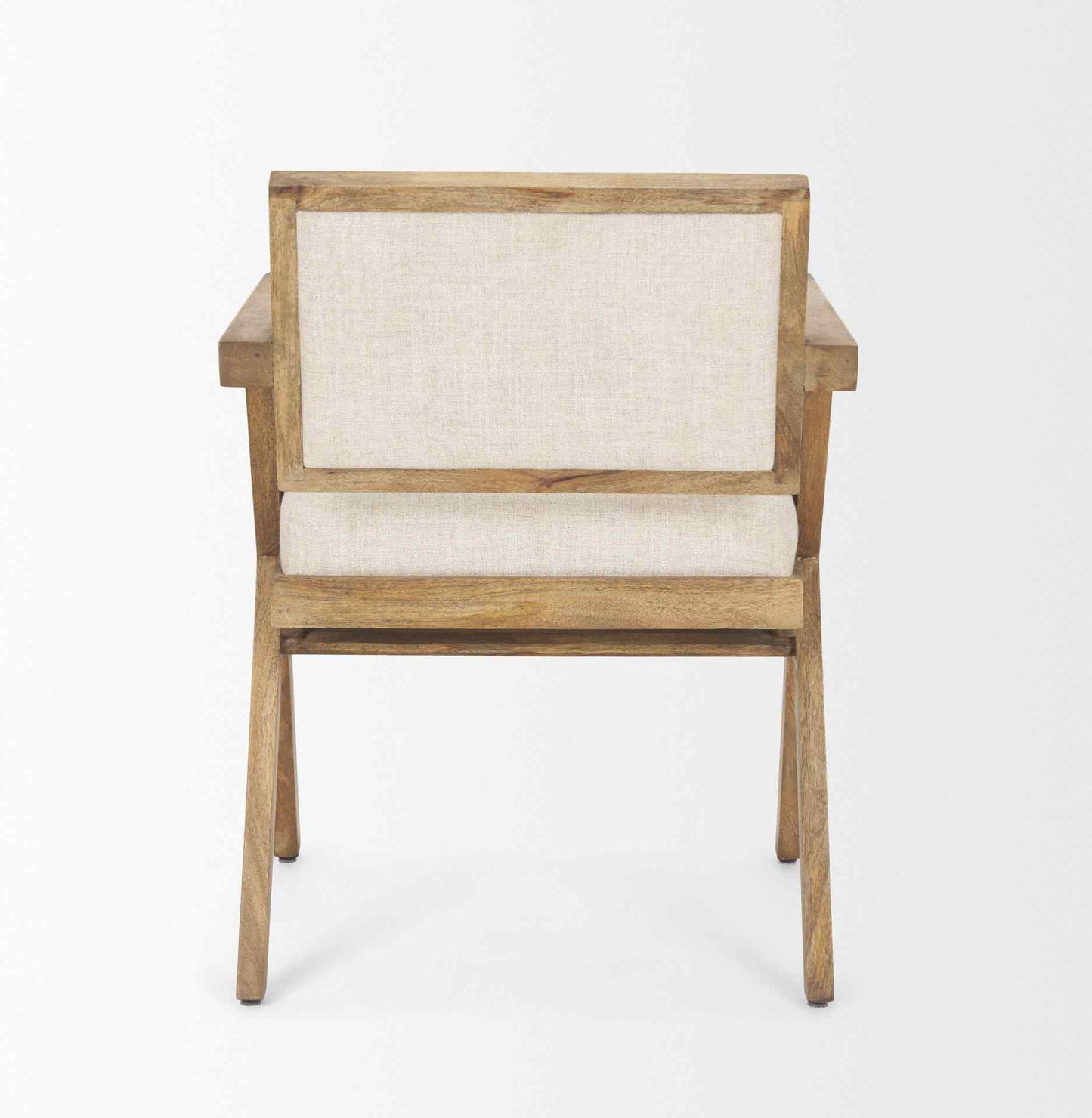 Mercana Topanga Cream Fabric Dining Chair (Set of 2)