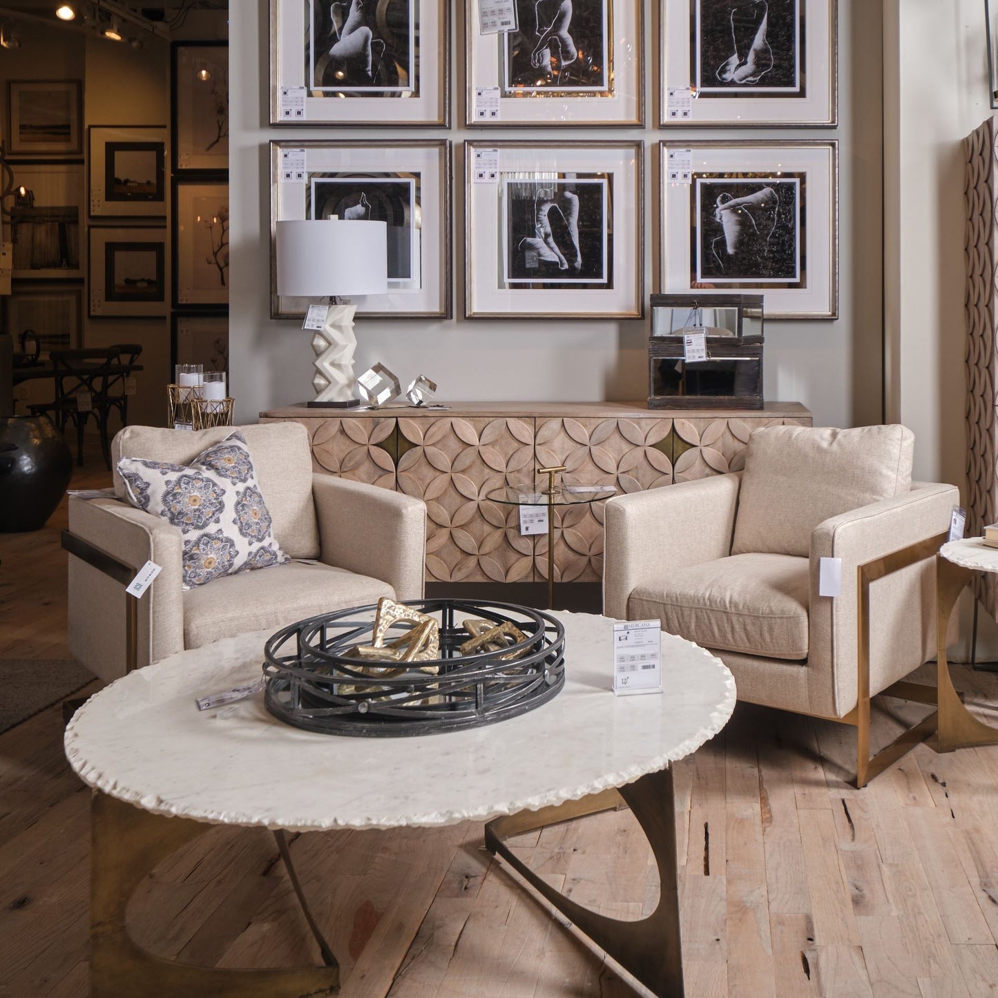 Excelsior Four Doors Wood Sideboard