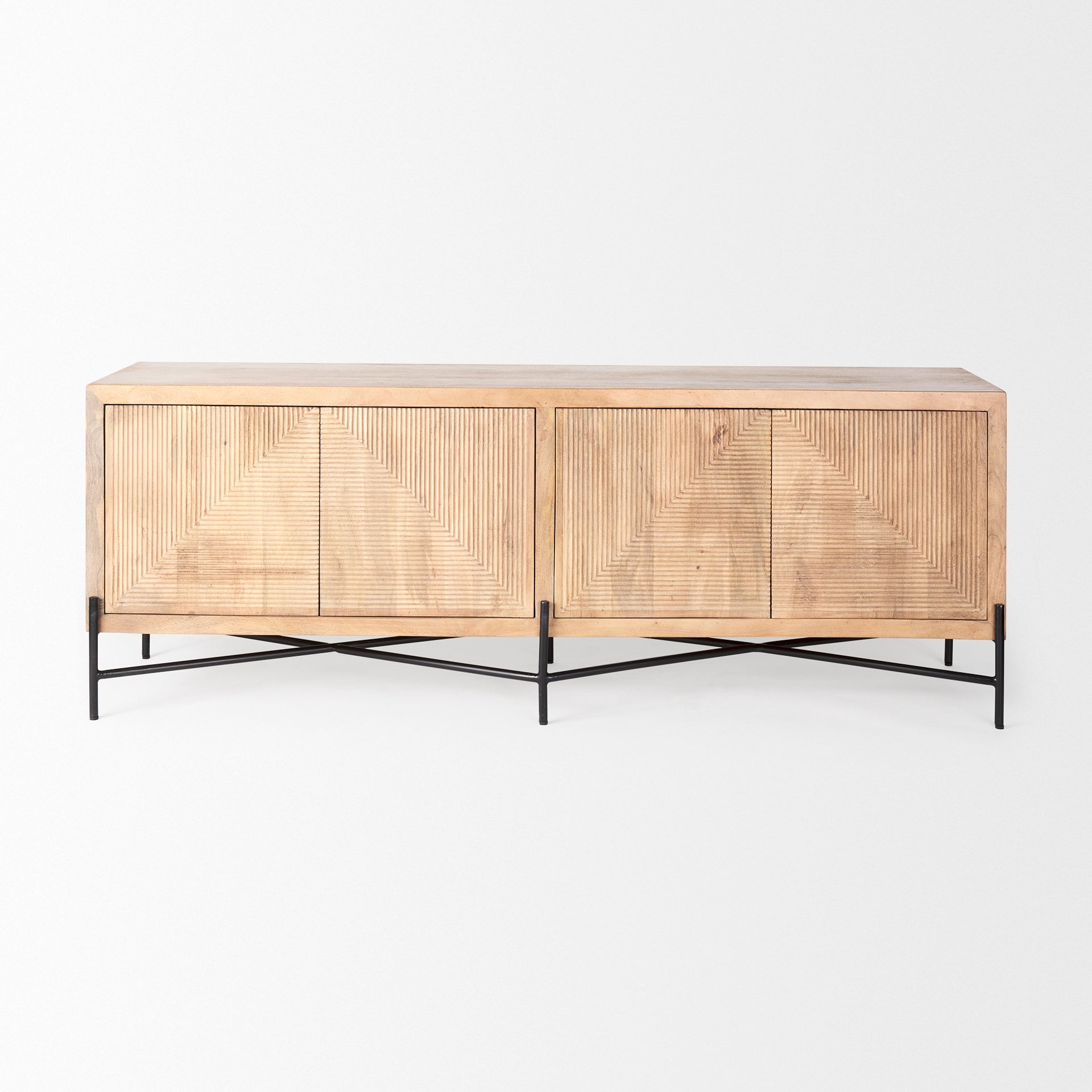 Mercana Cairo Four Doors Wood Sideboard