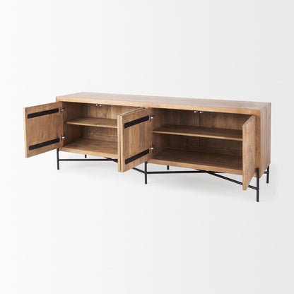 Mercana Cairo Four Doors Wood Sideboard
