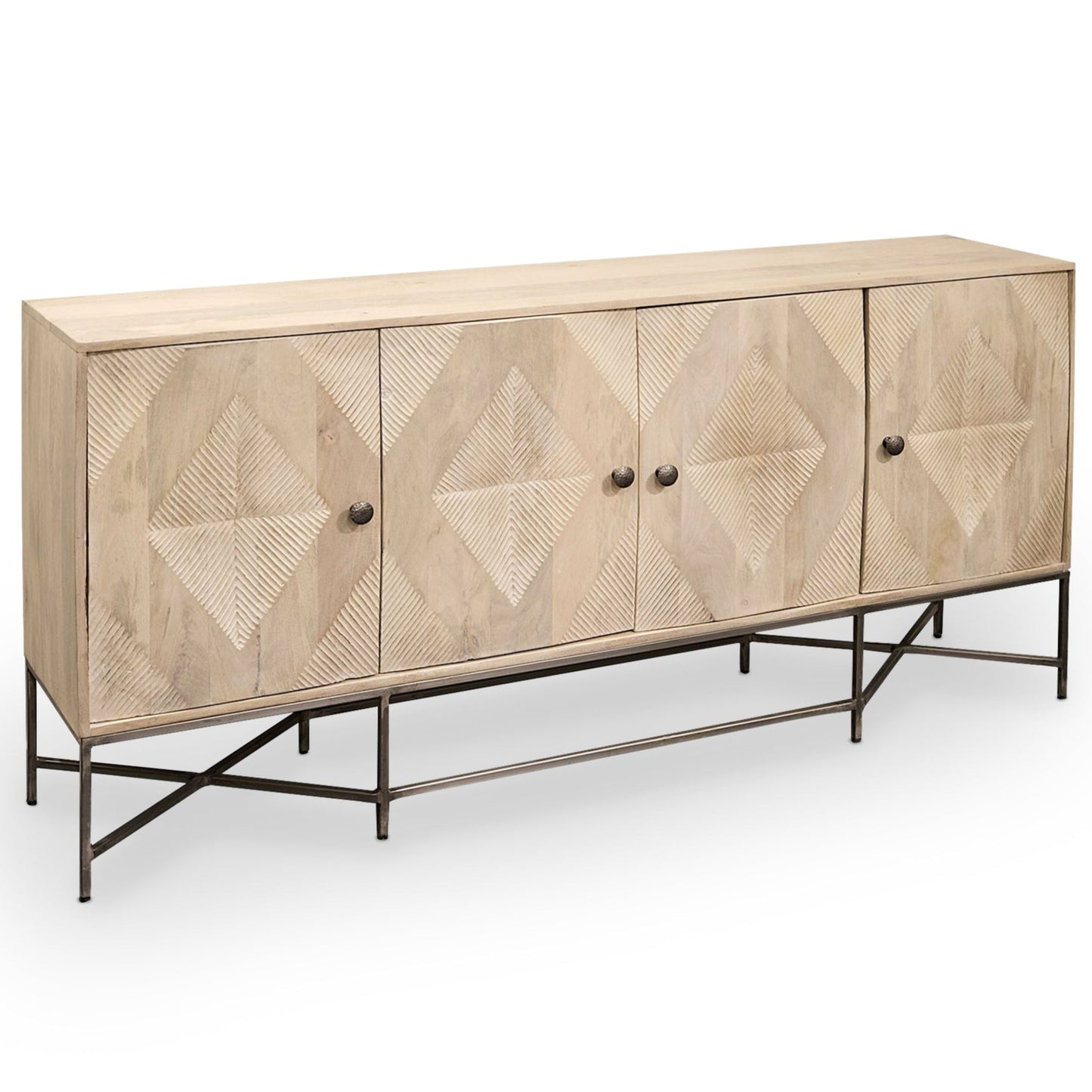 Mercana Hogarth Four Doors Wood Sideboard