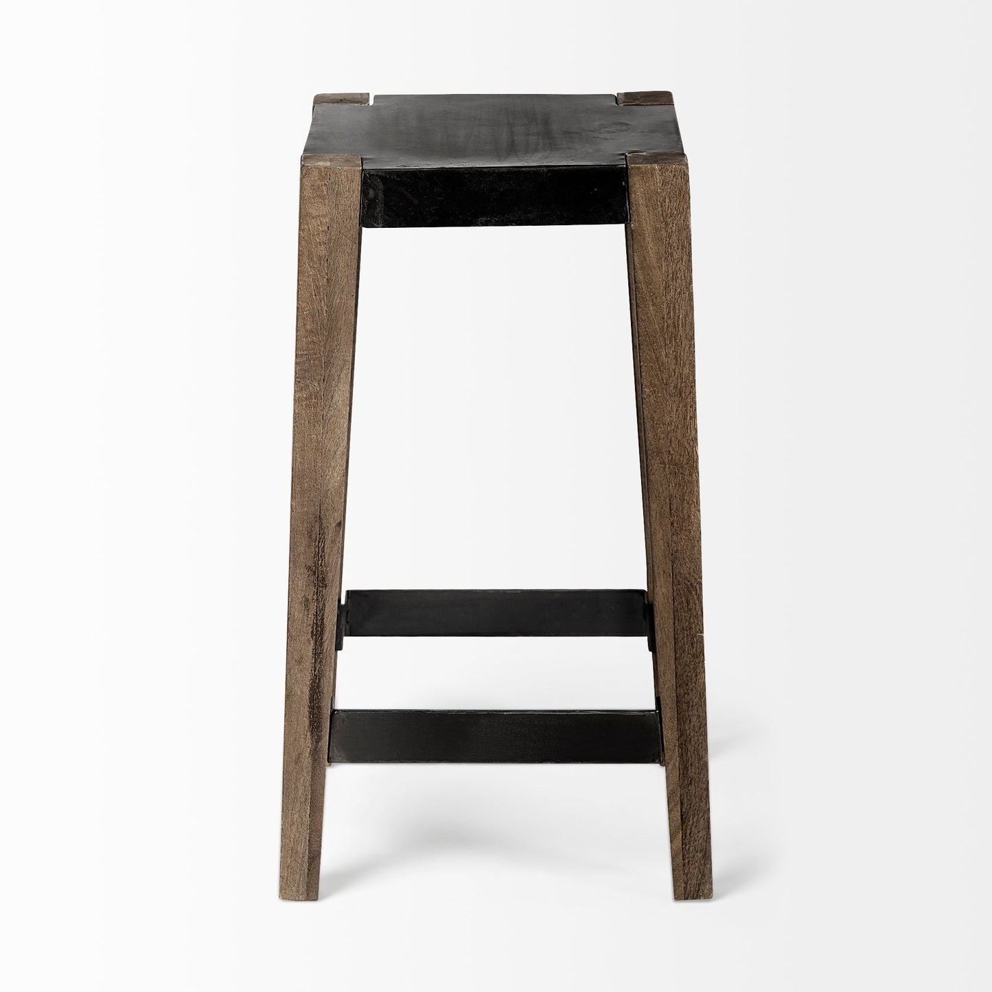 Mercana Nell Wooden Brown Leg Bar Stool