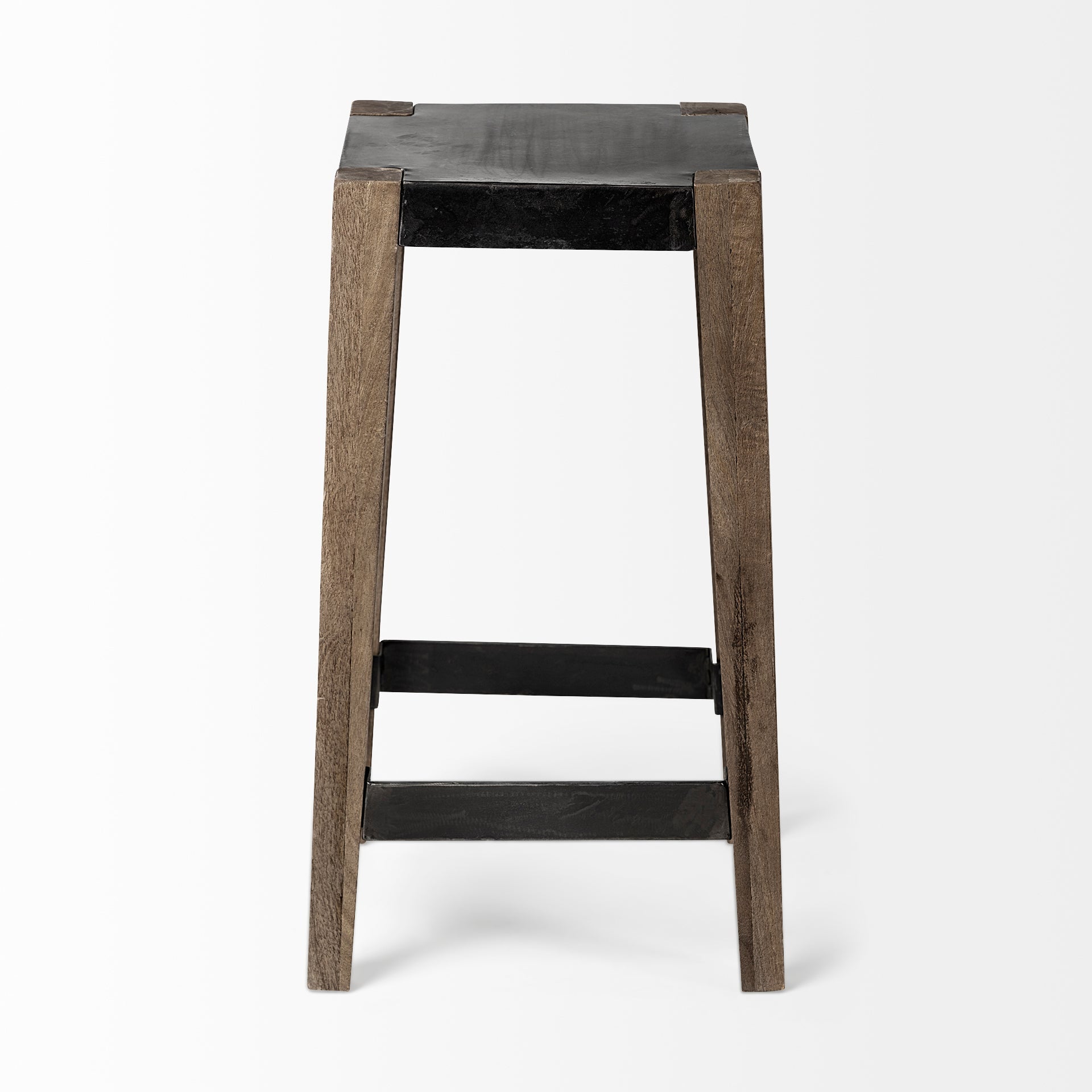 Mercana Nell Wooden Brown Leg Bar Stool