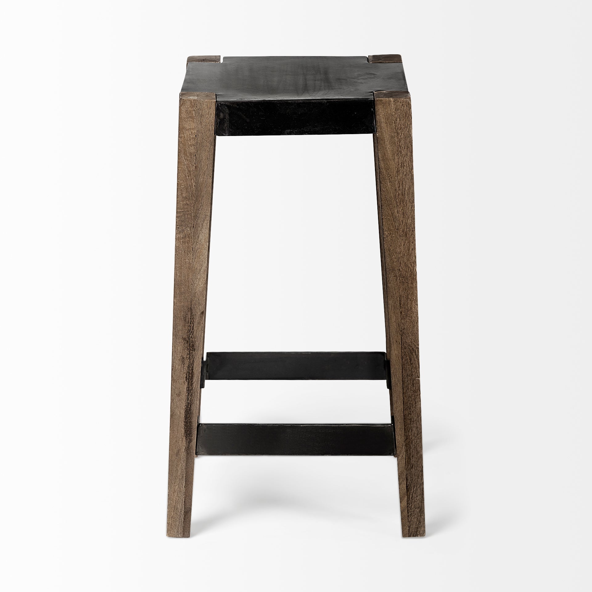 Mercana Nell Wooden Brown Leg Bar Stool