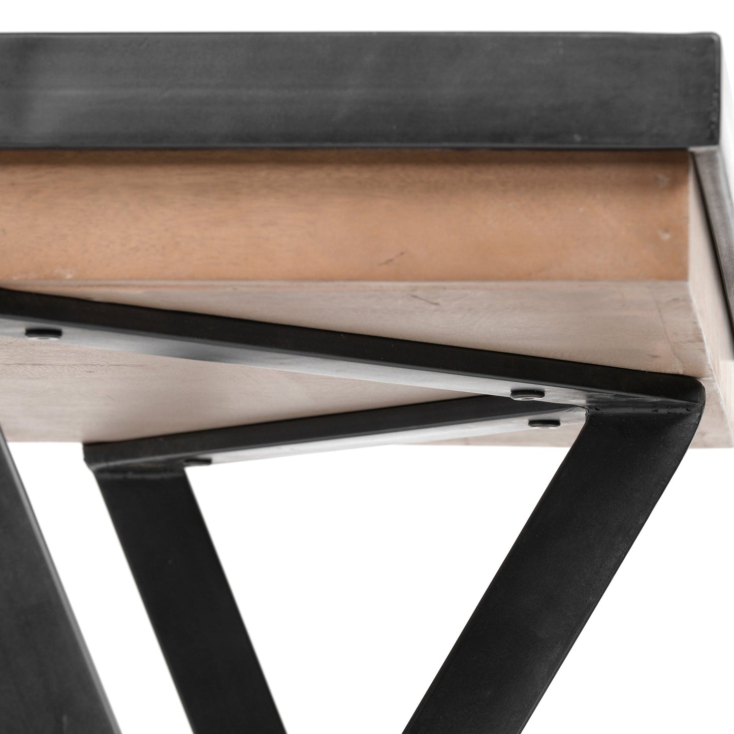 Steinbeck Wood Top Office Desk
