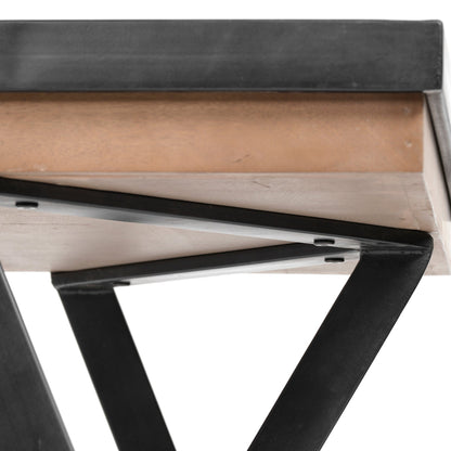 Steinbeck Wood Top Office Desk