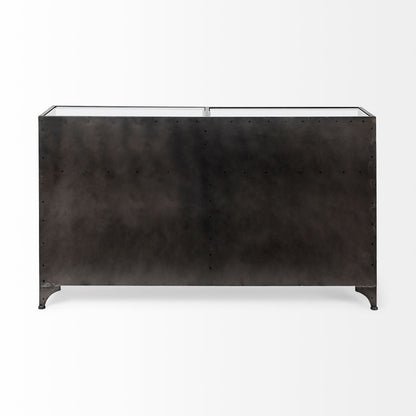 Pender Glass Door Black Display Sideboard