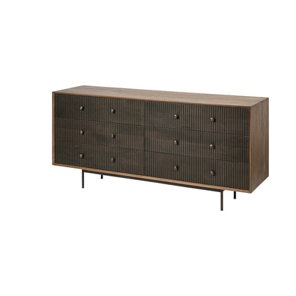 Grace Six Drawers Wood Sideboard