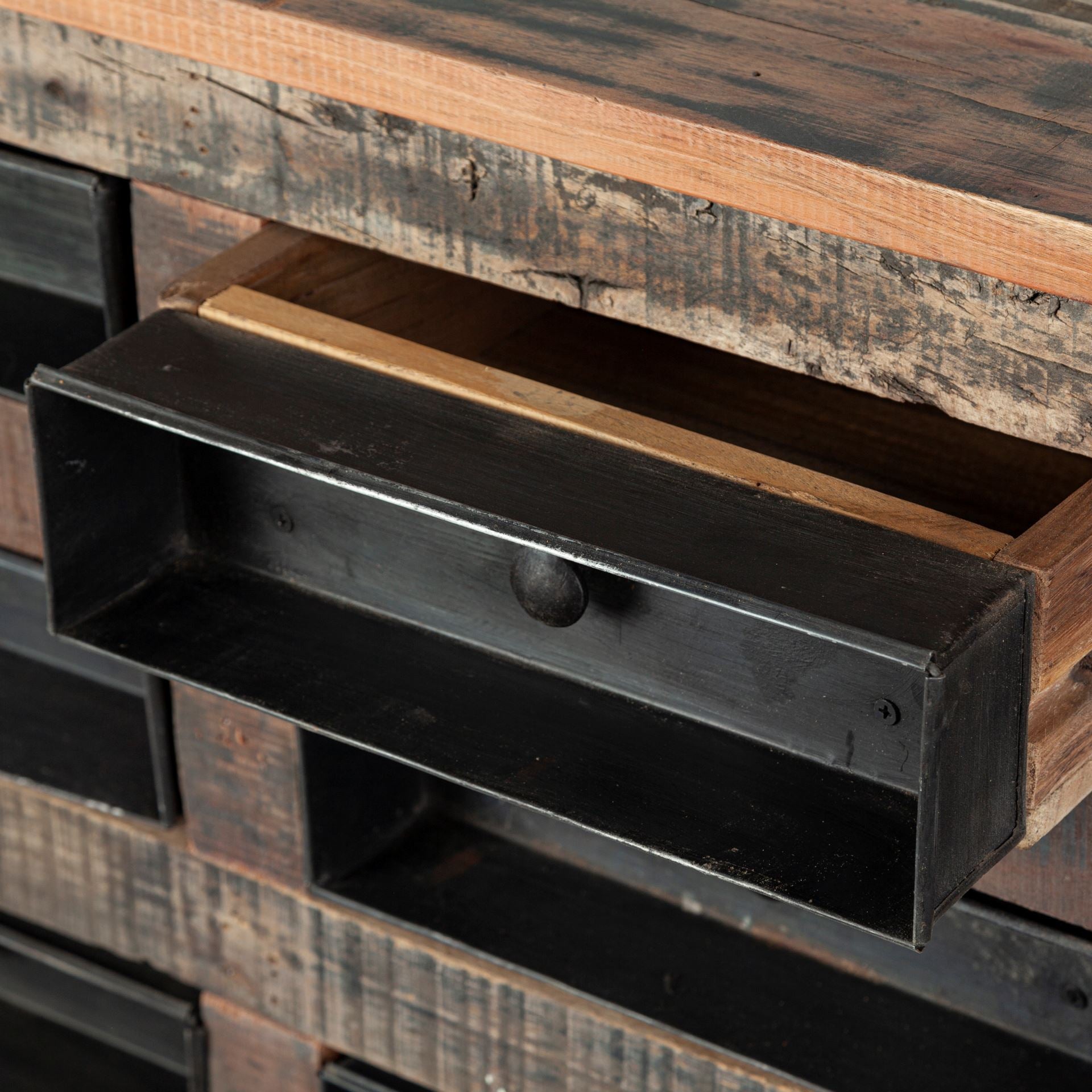 Mercana Wilton Sixteen Drawers Wood Sideboard