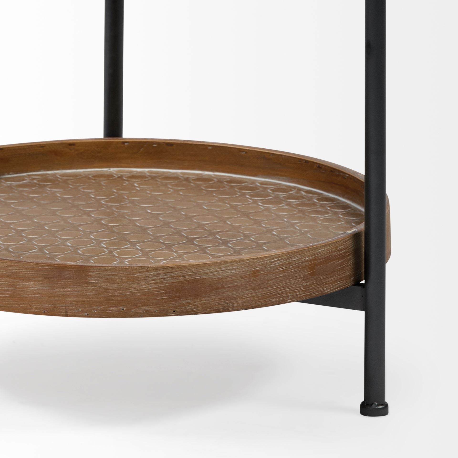 Mercana Kade Tray-Style Wood Side Table