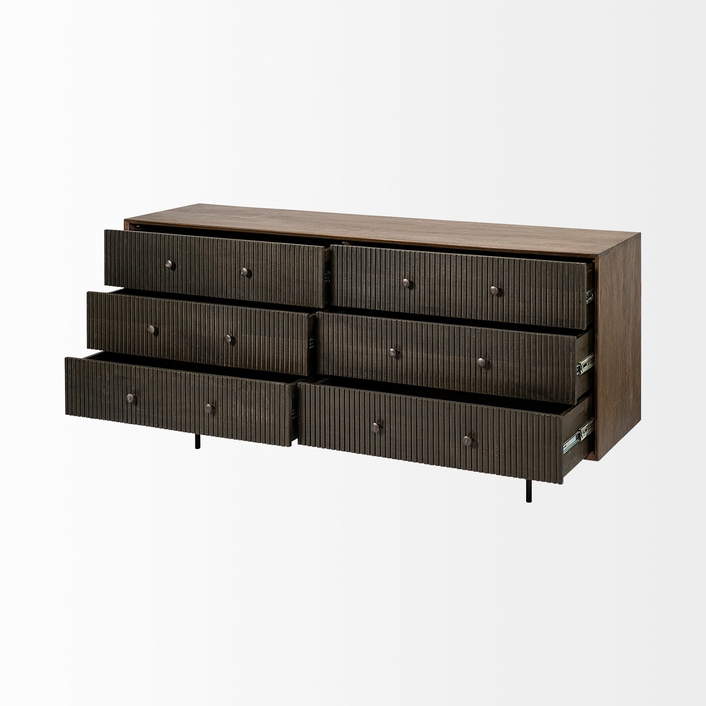 Grace Six Drawers Wood Sideboard