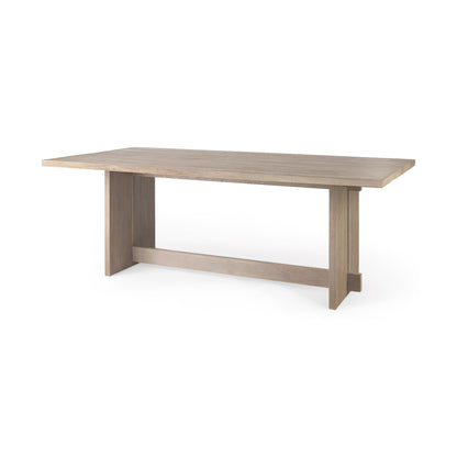 Mercana Aida Wooden Rectangular Dining Table