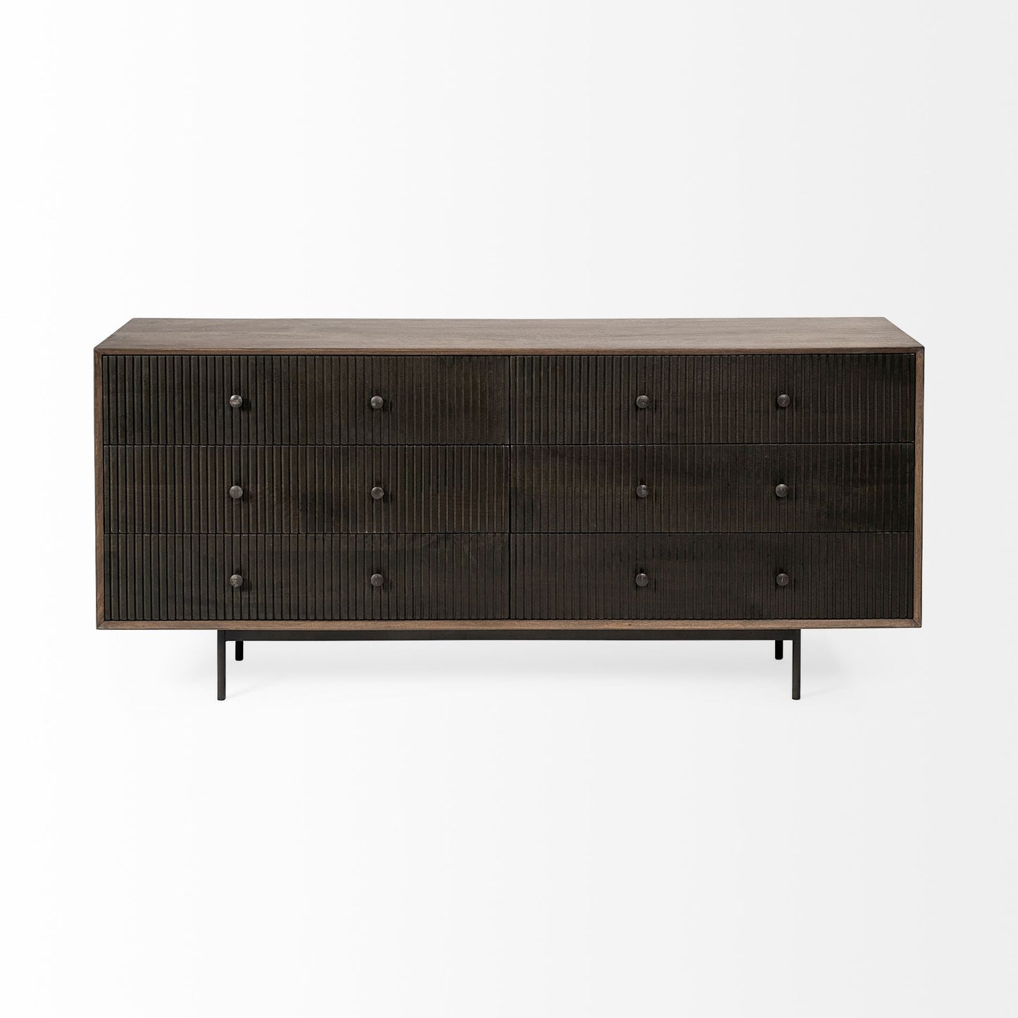 Grace Six Drawers Wood Sideboard