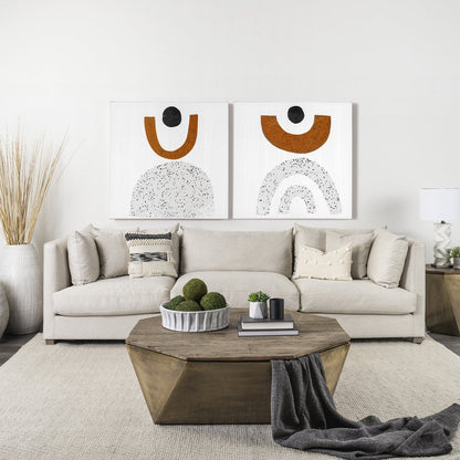 Mercana Valence Fabric Armless Sectional