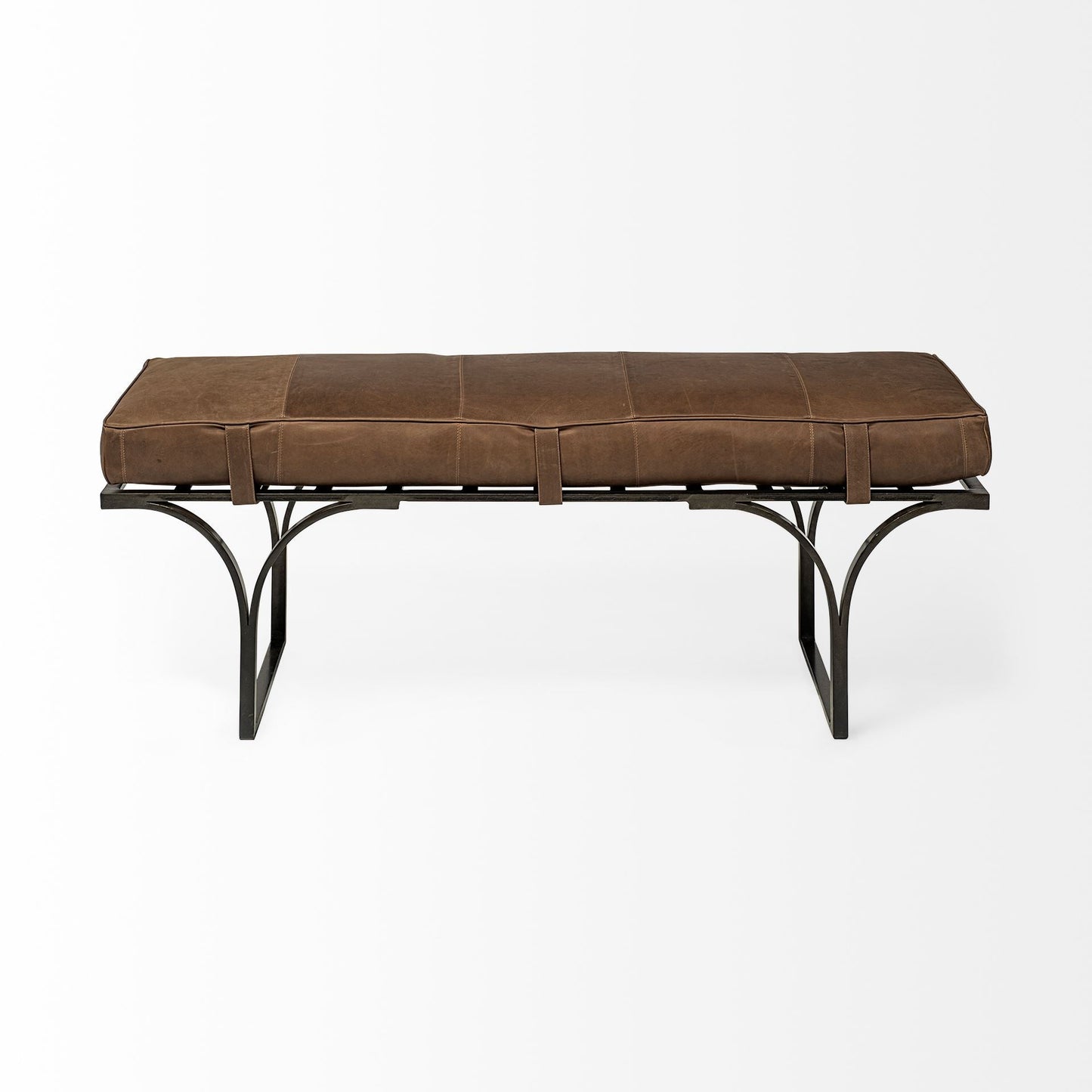 Jessie Genuine Leather Bedroom Bench