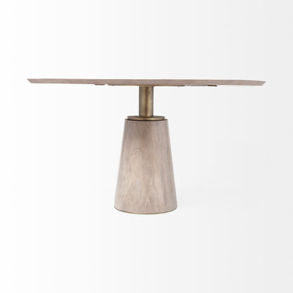 Mercana Maxwell Wooden Round Dining Table