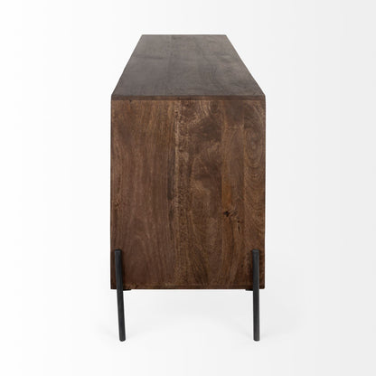 Glenn Six Drawers Wood Sideboard