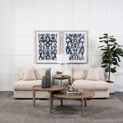 Mercana Valence Fabric Armless Sectional