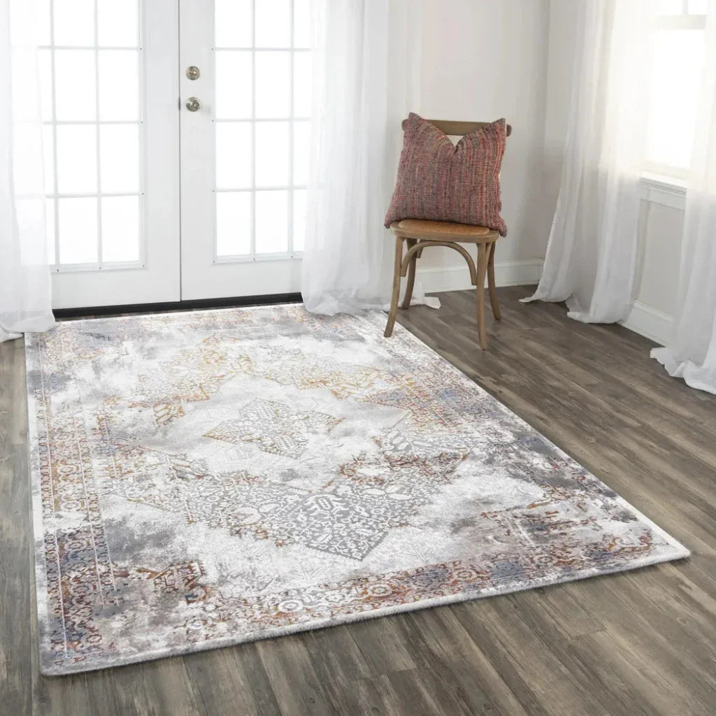 Croy Medallion Area Rugs For Living Room -- view 2