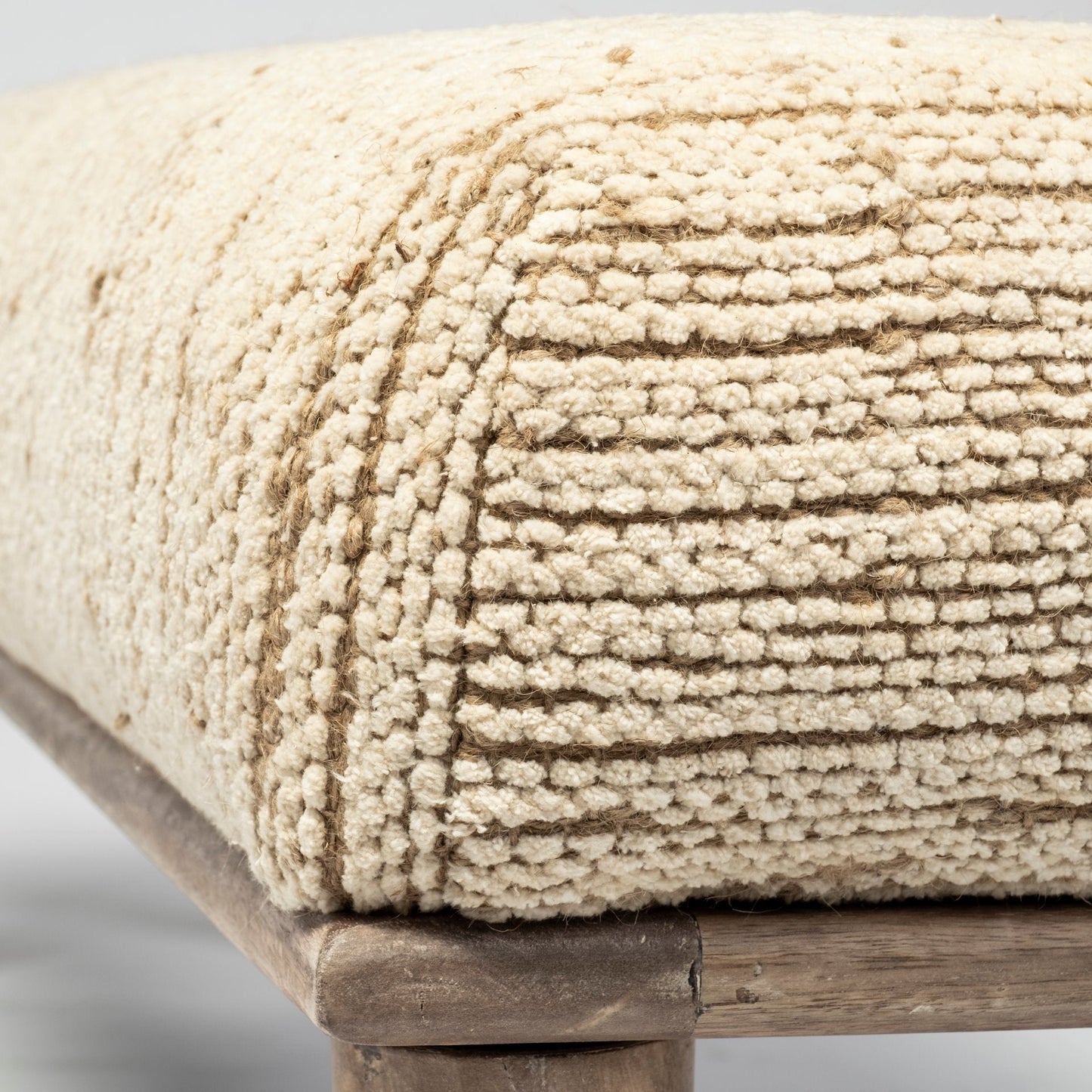 Alder Cream Fabric Bedroom Bench