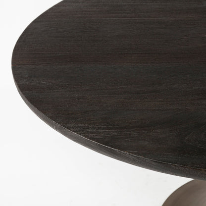 Mercana McLeod Golden Base Round Dining Table